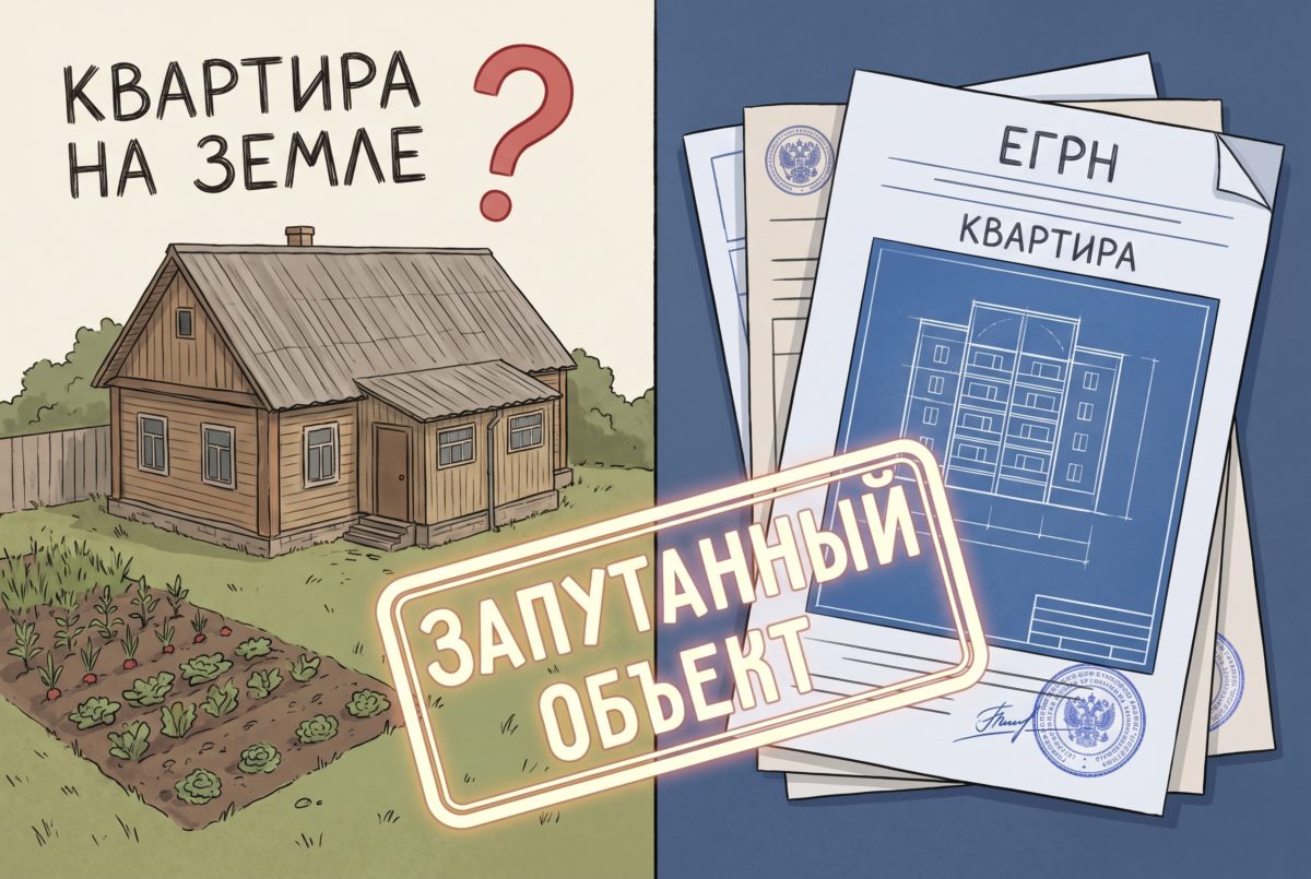 Квартира на земле